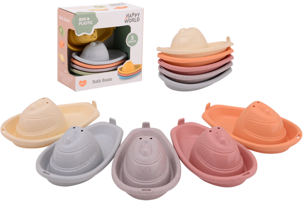 Bootjes Bio plastic Happy World