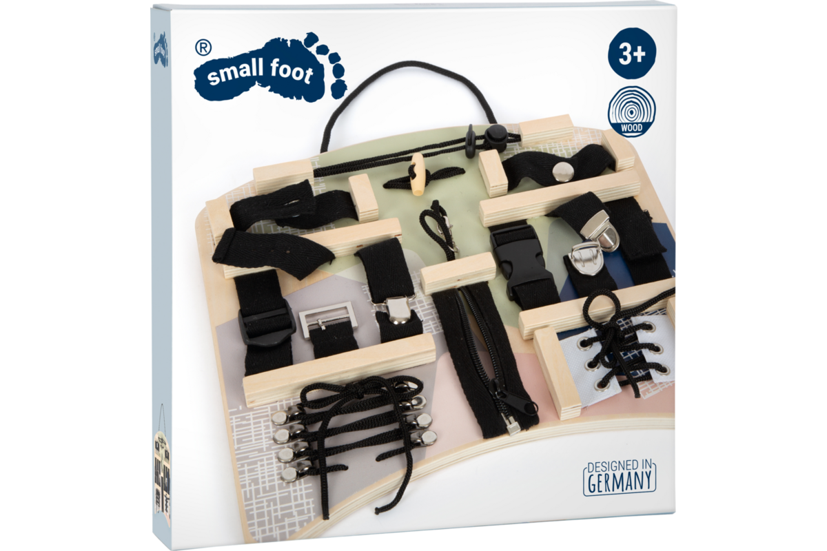 Small Foot - Houten Activiteitenbord Vergrendelingen en Verbindingen