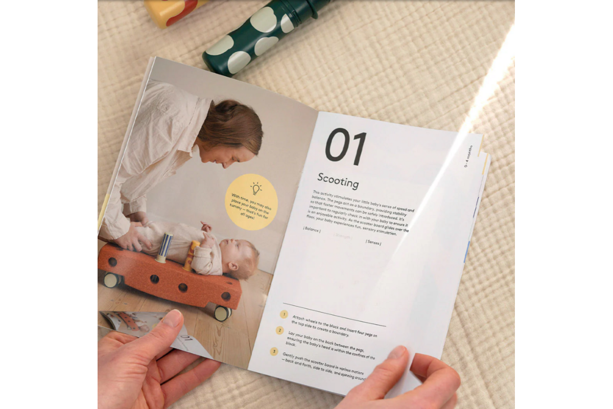 MODU | Baby activiteitenset Sand grey / Honey yellow