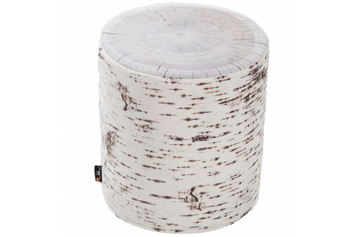 Poef indoor Berken, 45 cm hoog