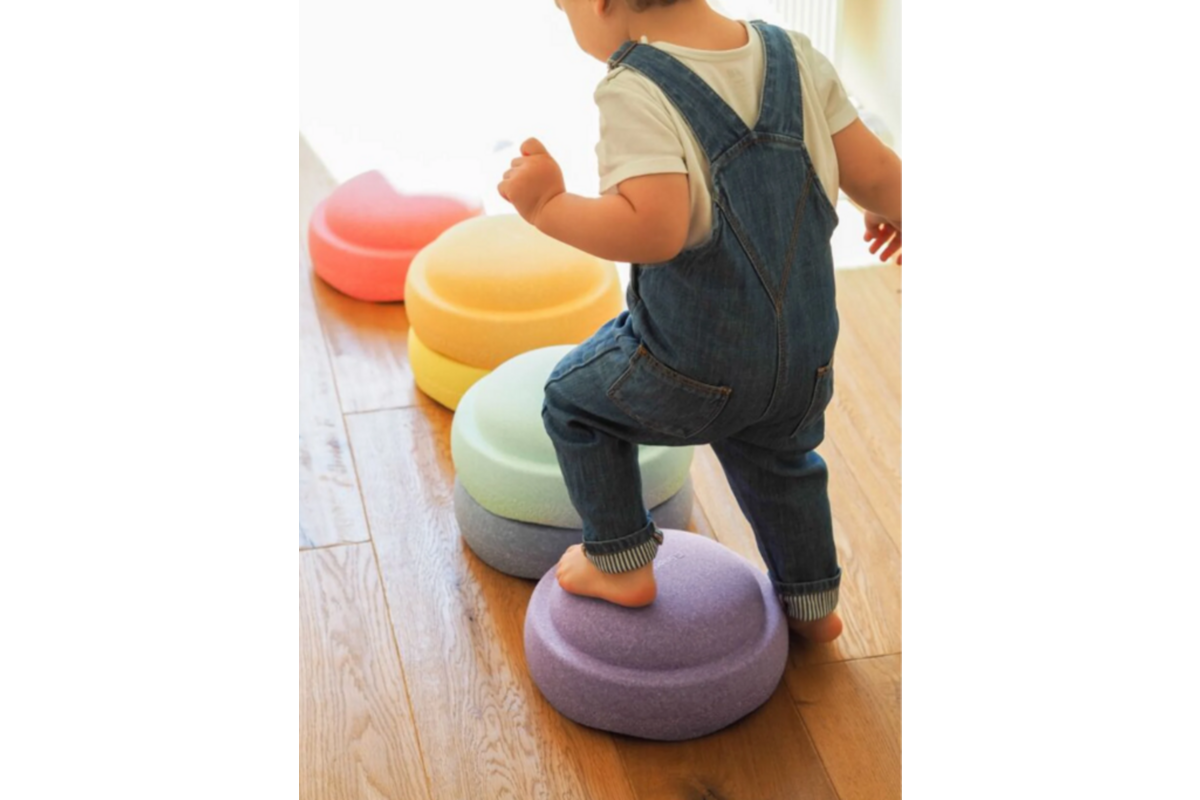 Stapelstein ® Rainbow Pastel, set van 6 stuks