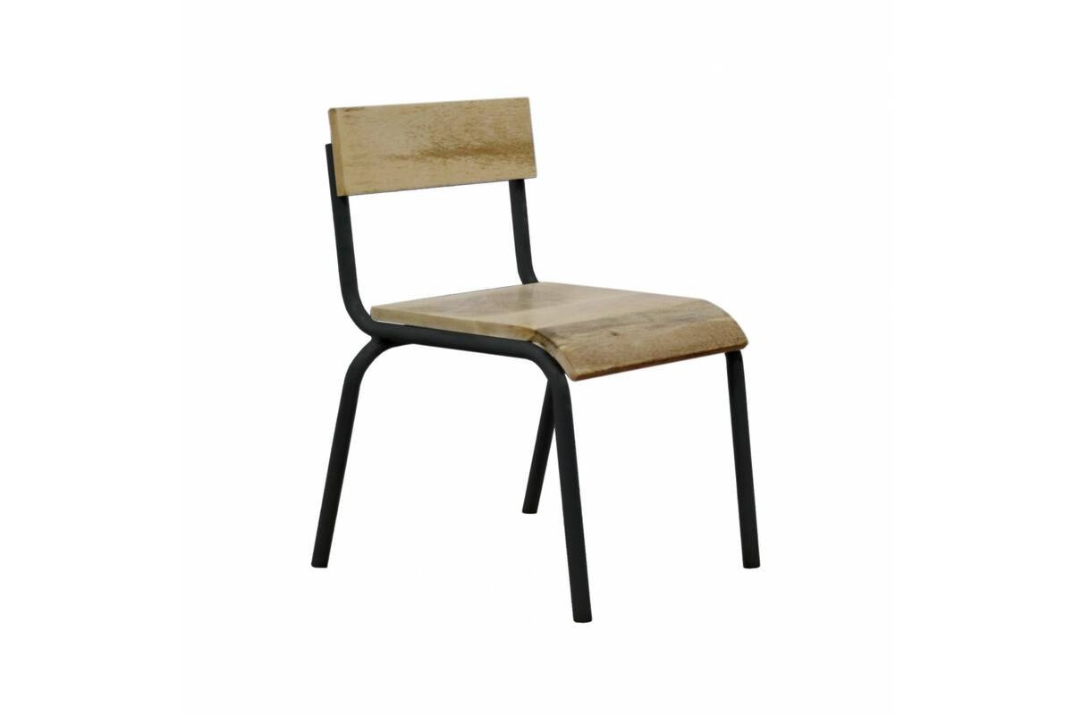 Stoel hip, set van 2, zwart