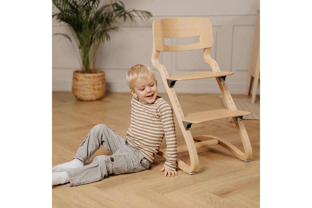 Meegroeistoel Leander Louie, Naturel