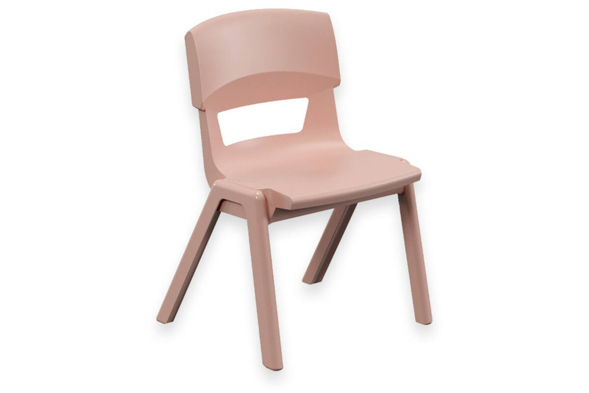 Kinderstoel Emma | Kunststof, Zithoogte 26 cm, Rose Blossom