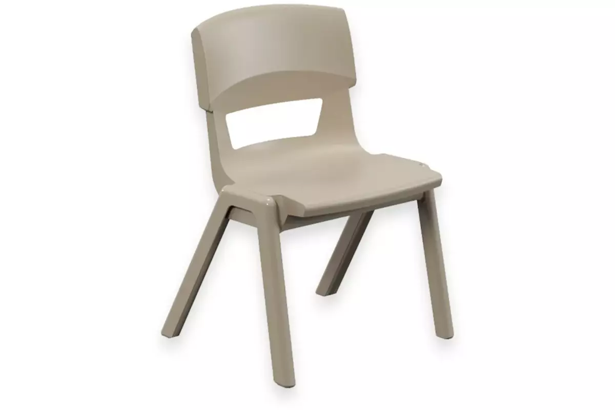 Kinderstoel Emma | Kunststof, Zithoogte 38 cm, Light Sand