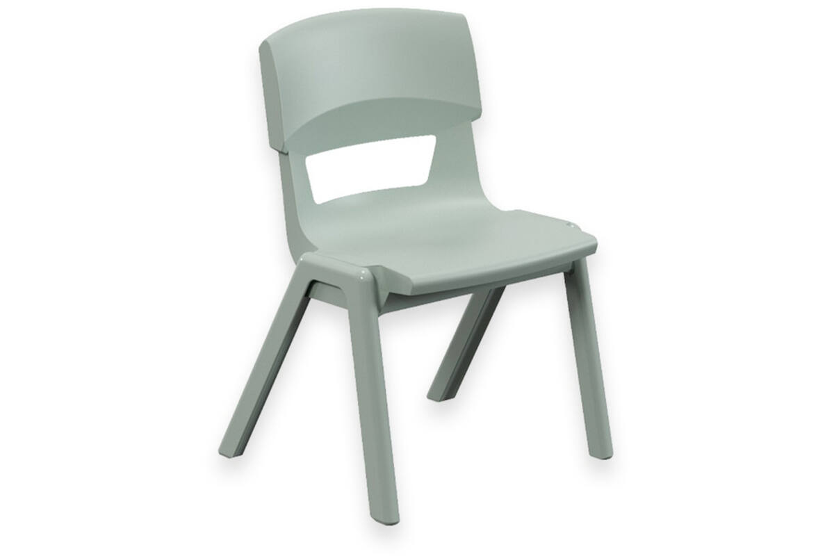 Kinderstoel Emma | Kunststof, Zithoogte 31 cm, Hazy Jade