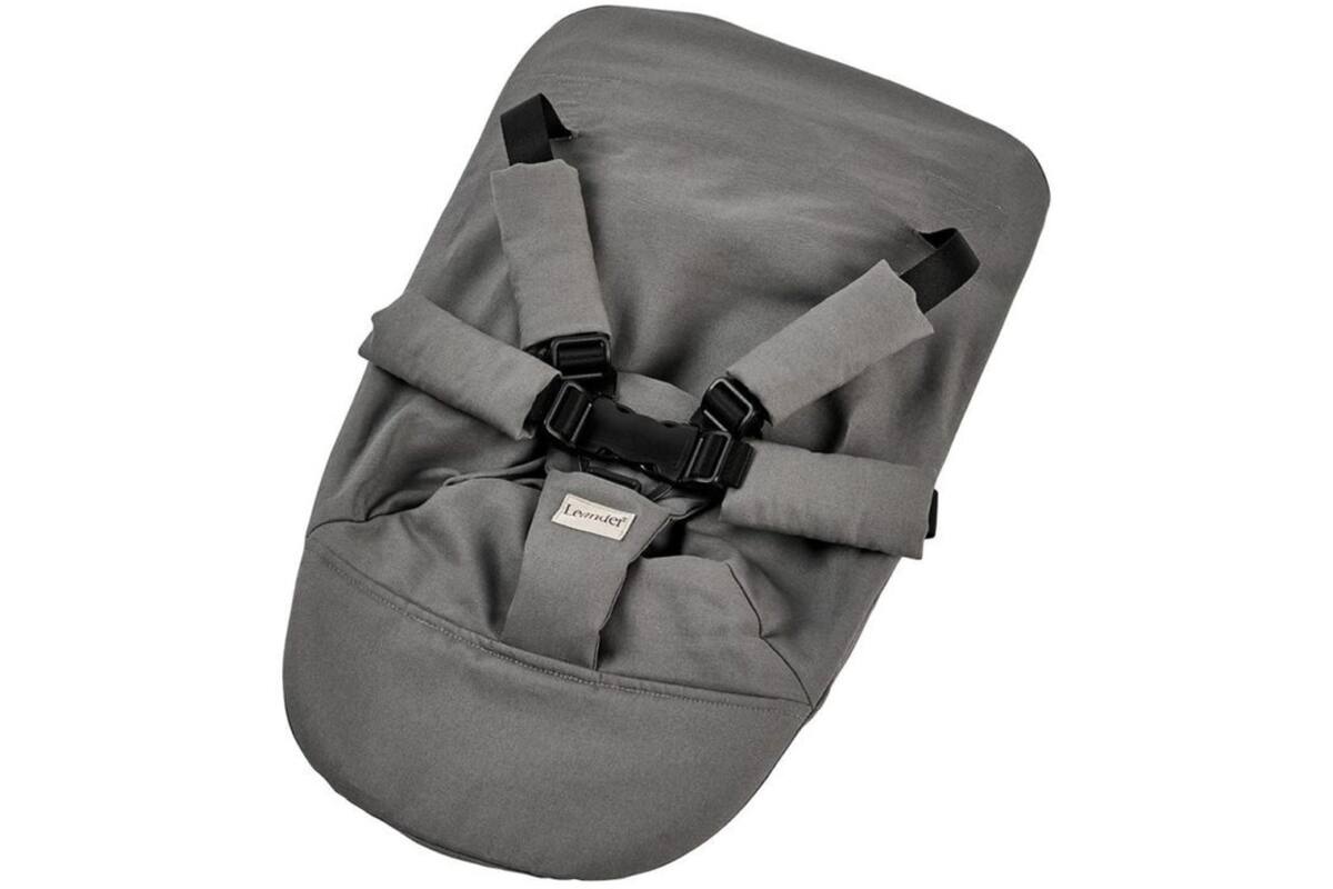 Leander newborn seat for highchair, Cool grey