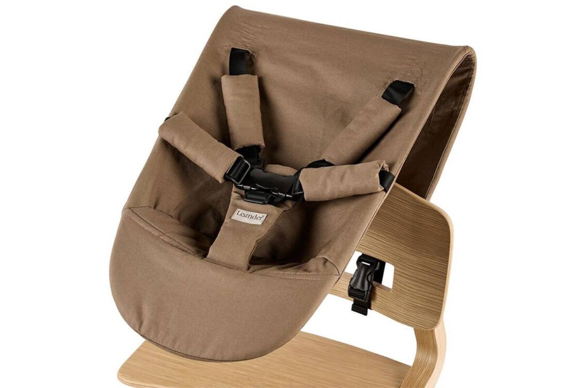 Leander newborn seat for highchair, Mocca