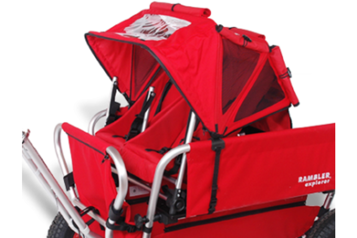 Rambler kap voor babyzitjes rood