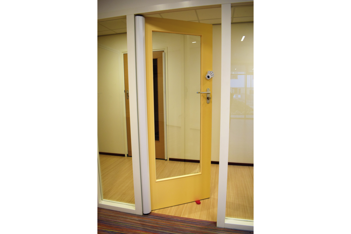 Vingerbeschermingsprofiel 195 cm  wit
