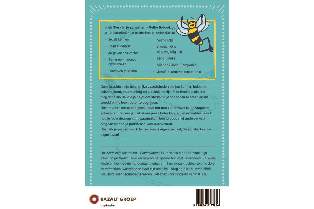 Sterk in je schoenen Reflectieboek schoolset 5 stuks