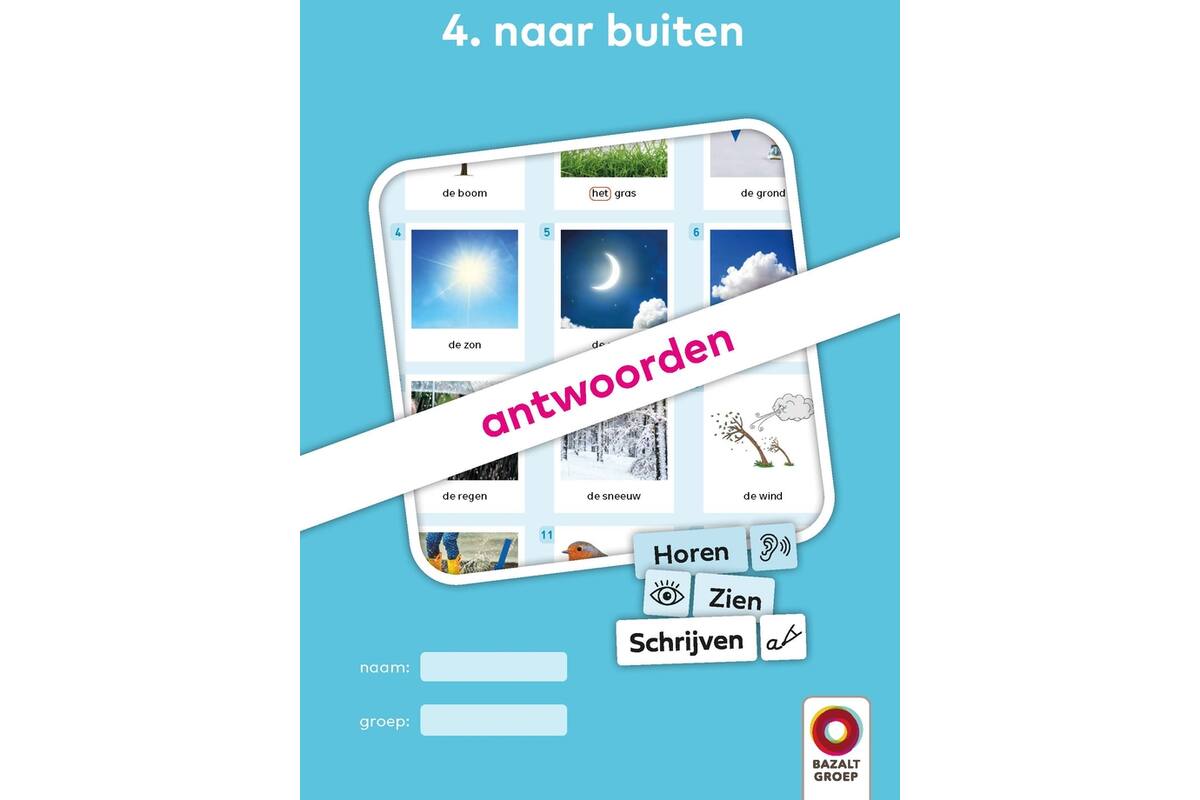 Horen, Zien en Schrijven 2 Antwoordenboeken niveau 1 (Startboek, 1-8)