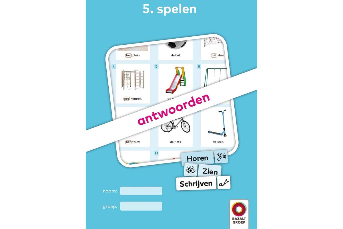 Horen, Zien en Schrijven 2 Antwoordenboeken niveau 1 (Startboek, 1-8)
