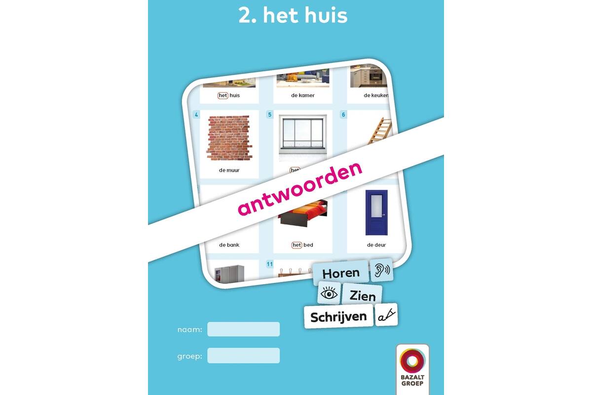 Horen, Zien en Schrijven 2 Antwoordenboek 2 (niveau 1)
