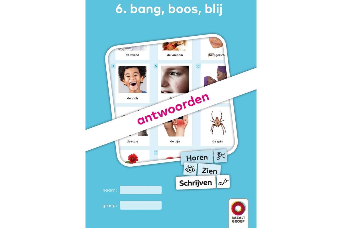 Horen, Zien en Schrijven 2 Antwoordenboek 6 (niveau 1)