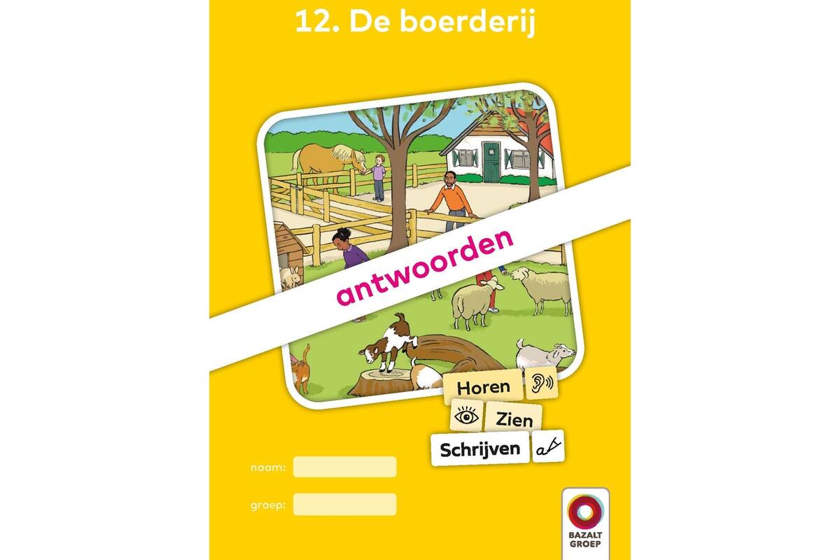 Horen, Zien en Schrijven 2 Antwoordenboek 12 (niveau 2)