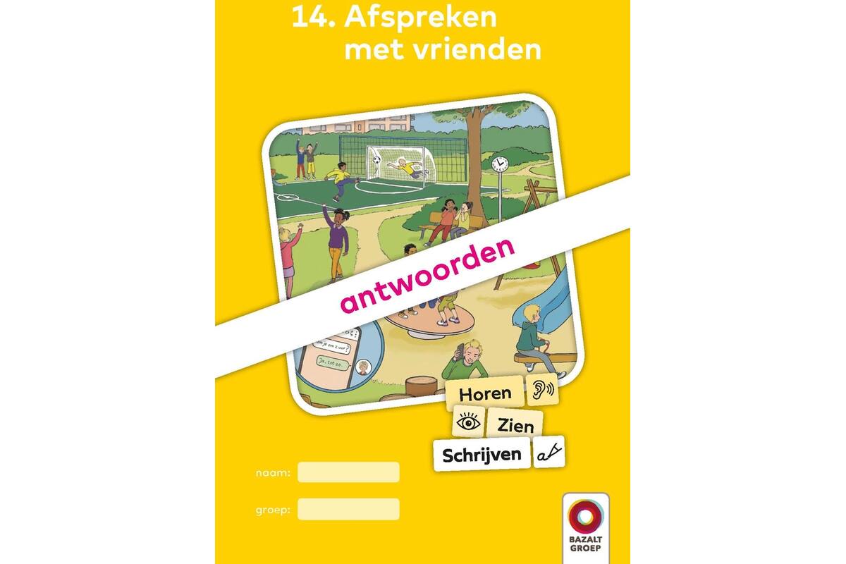 Horen, Zien en Schrijven 2 Antwoordenboek 14 (niveau 2)