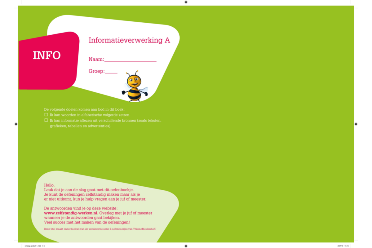 Z-Info groep 8 - Informatieverwerking A werkboek