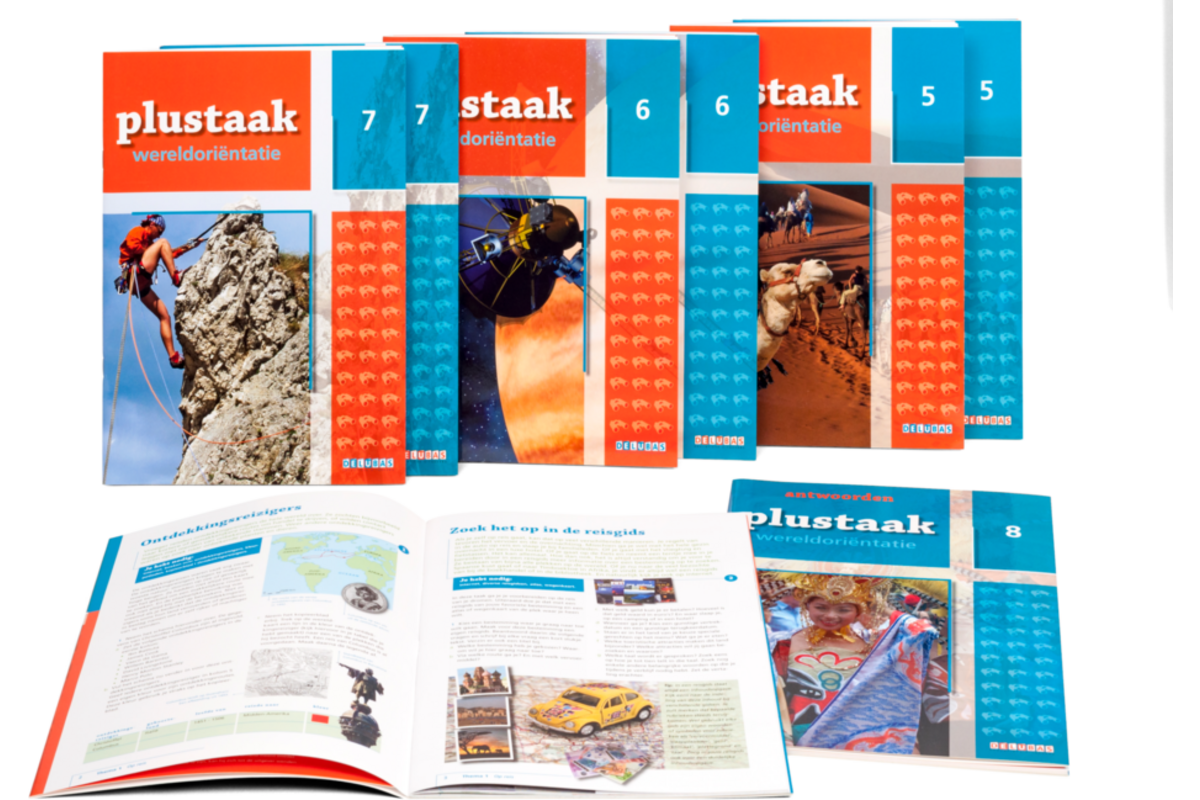 Plustaak wereldoriëntatie compleet (4 x leerlingboek + 4 x antwoordenboek)