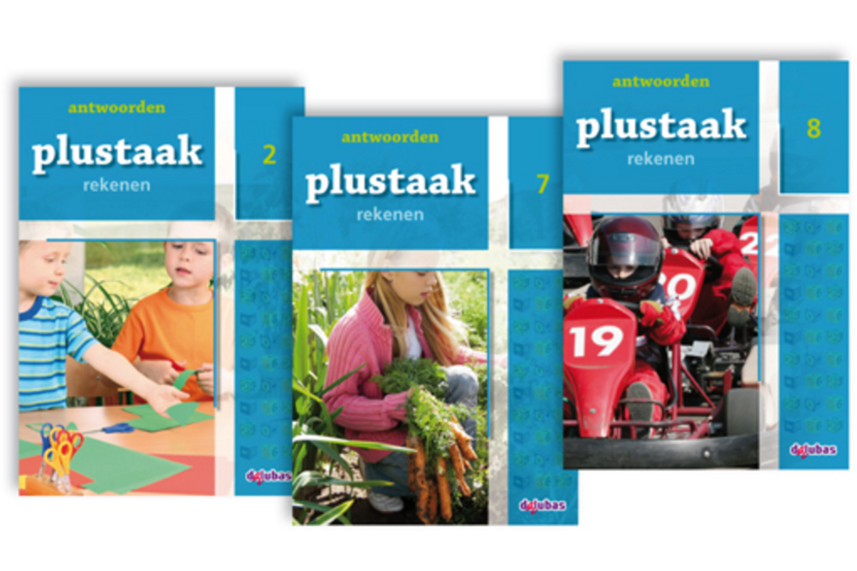 Plustaak rekenen groep 2-8 antwoordenboeken serie A
