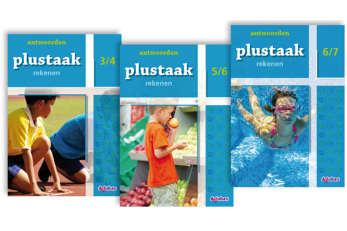 Plustaak rekenen groep 2-8 antwoordenboeken serie B