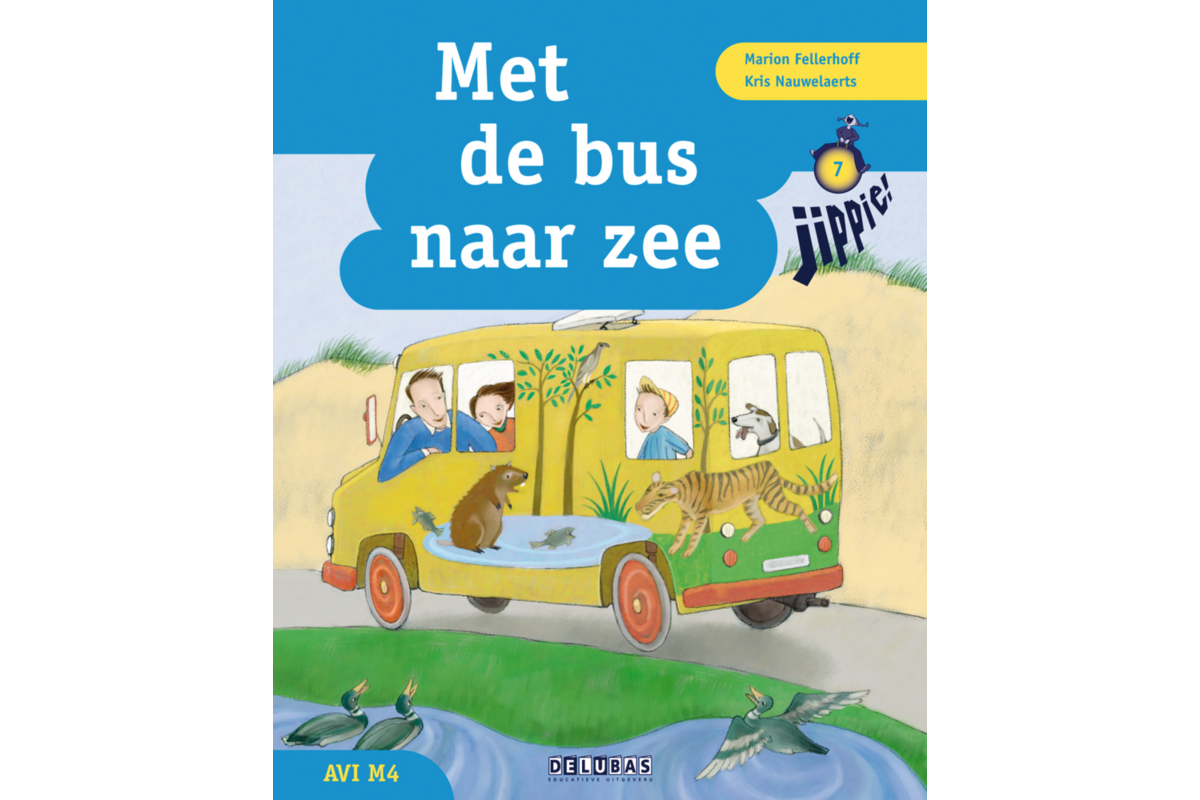 Jippie leesboek 7 - met de bus naar zee - avi M4