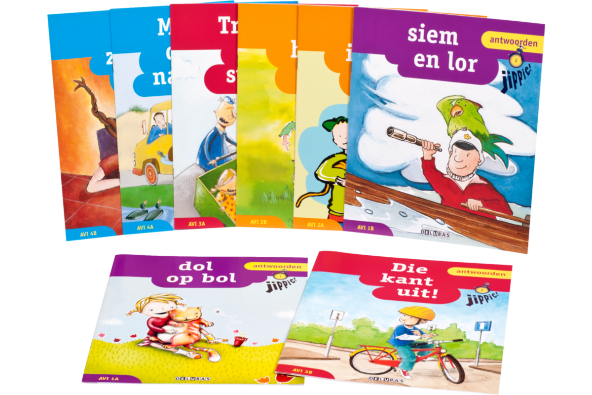 Jippie antwoorden compleet (8 delen avj Start-M4