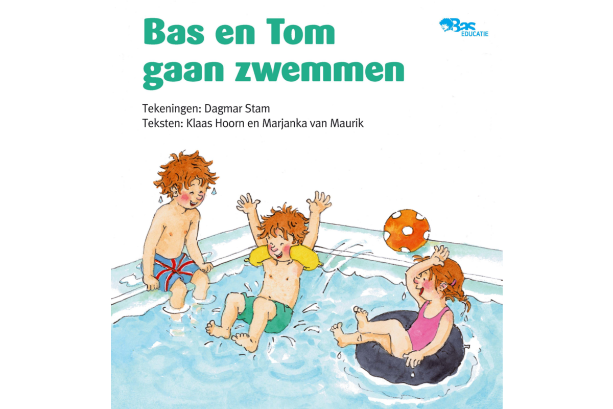 Bas en Tom gaan zwemmen