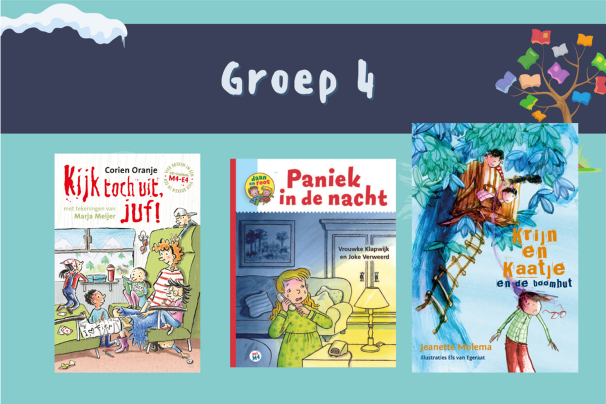 Winterleespakket M4/E4 gr 4: 3 boeken