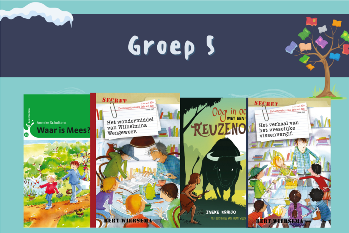 Winterleespakket M5/E5 gr 5: 4 boeken