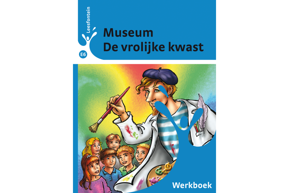 Leesfontein werkboekE6 museum de vrolijke kwast (5 stuks)