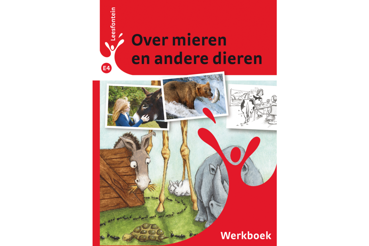 Leesfontein werkboek omnibus E4 over mieren ea dieren (5 stuks)
