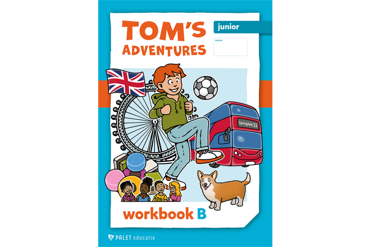 Tom’s adventures workbook B junior (5 stuks)