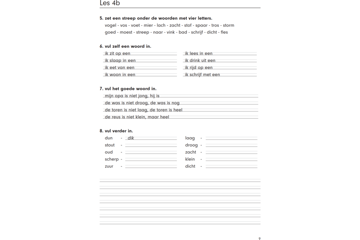 Blokboek taal groep 4