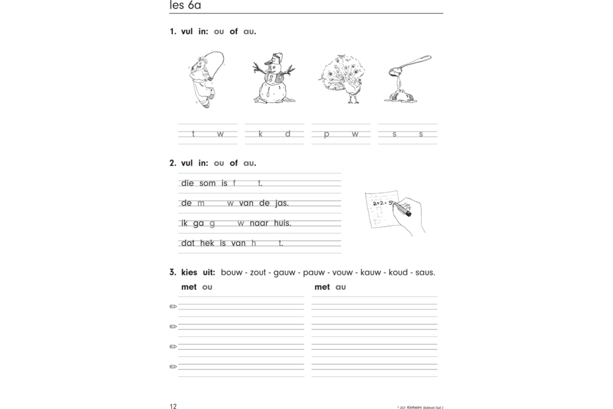 Blokboek taal groep 3