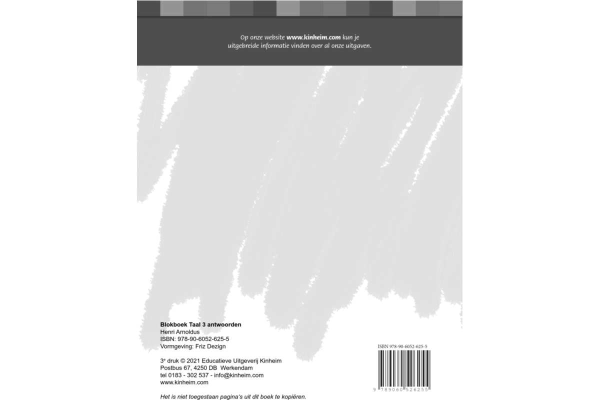 Blokboek taal 3 antwoorden en dictees