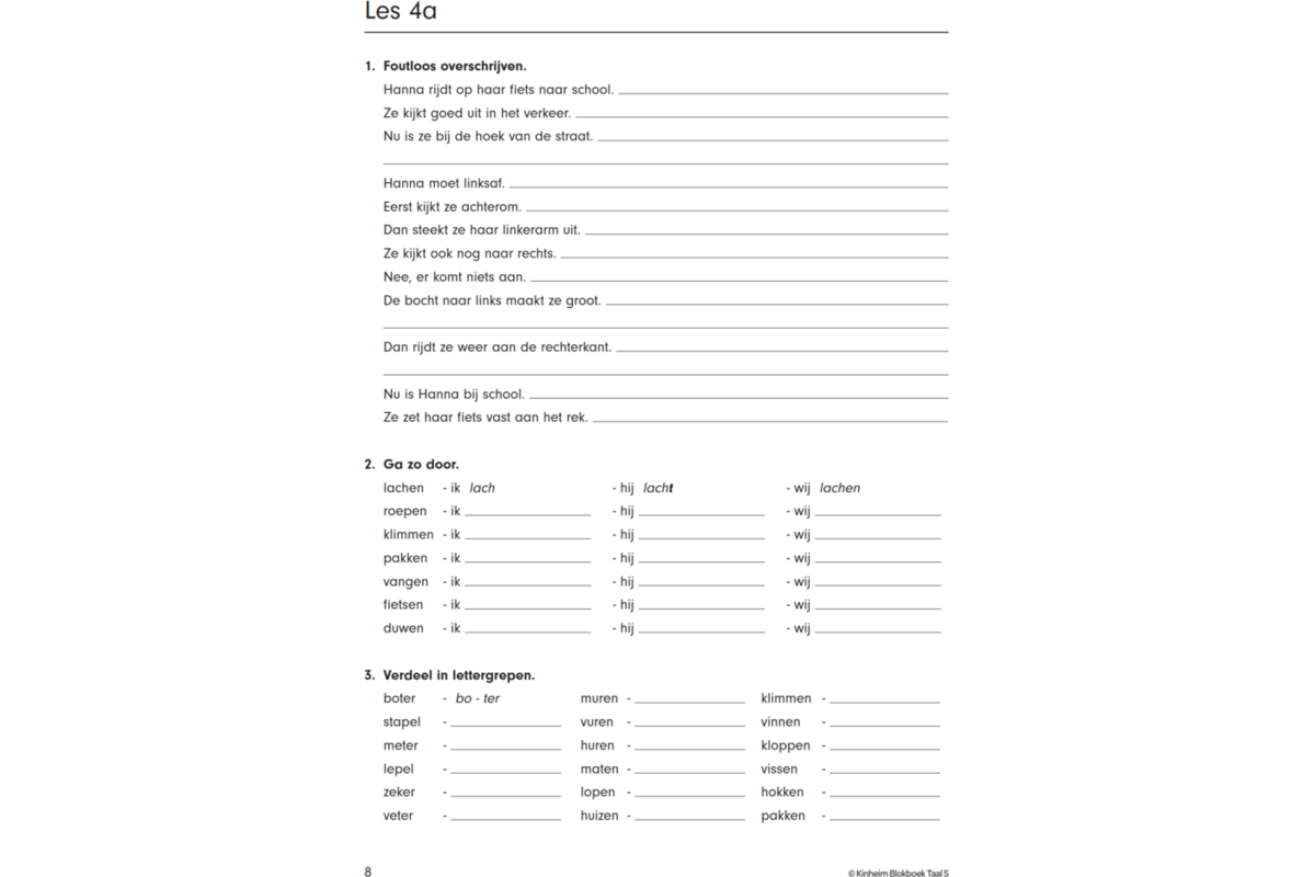 Blokboek taal groep 5