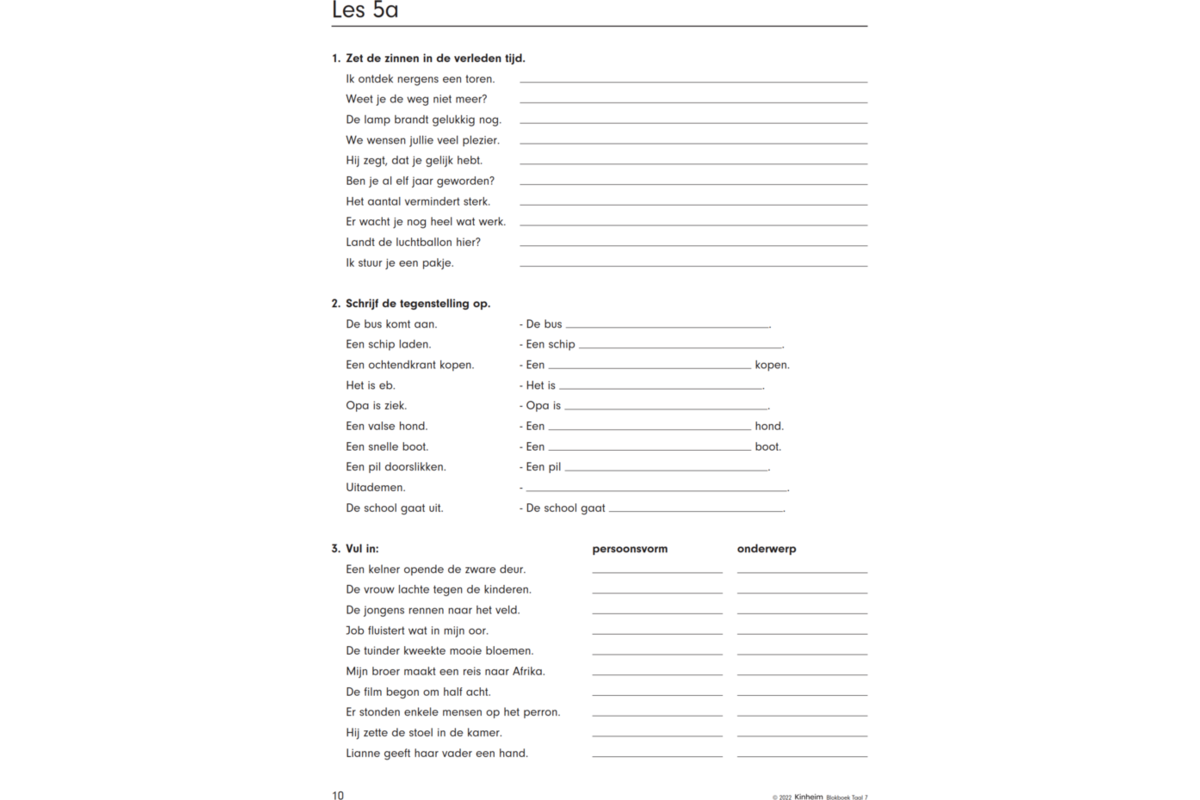 Blokboek taal groep 7