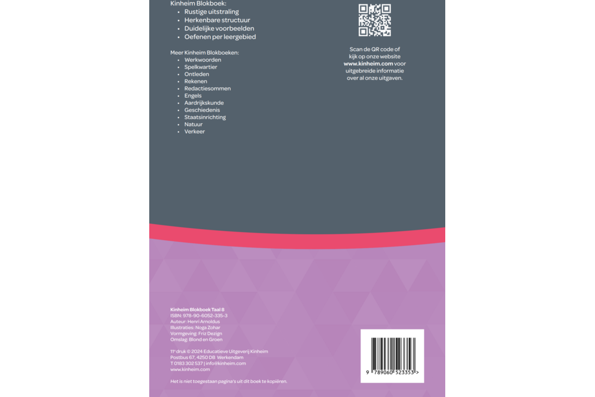 Blokboek taal groep 8