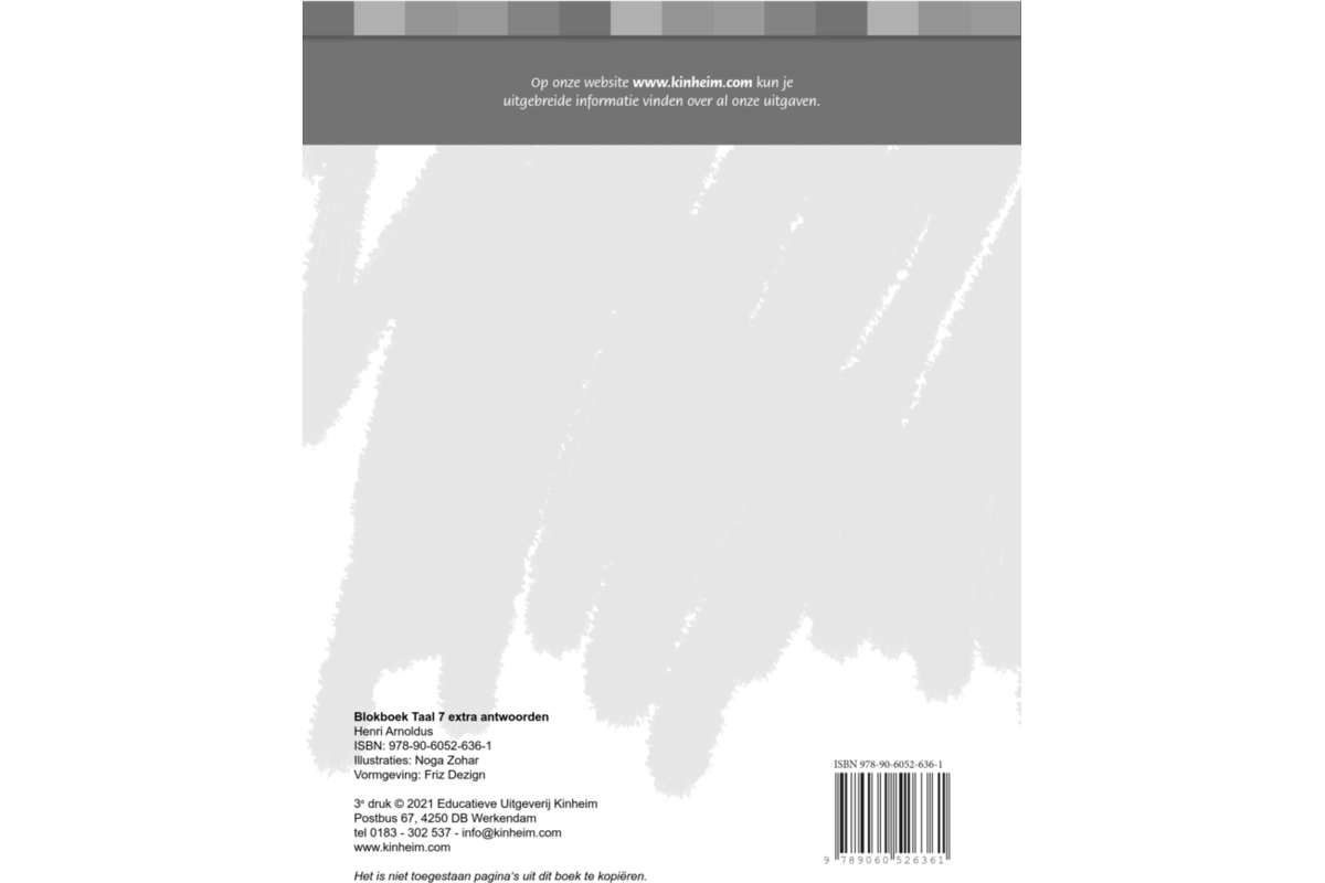 Blokboek taal groep 7 extra antwoorden en dictees