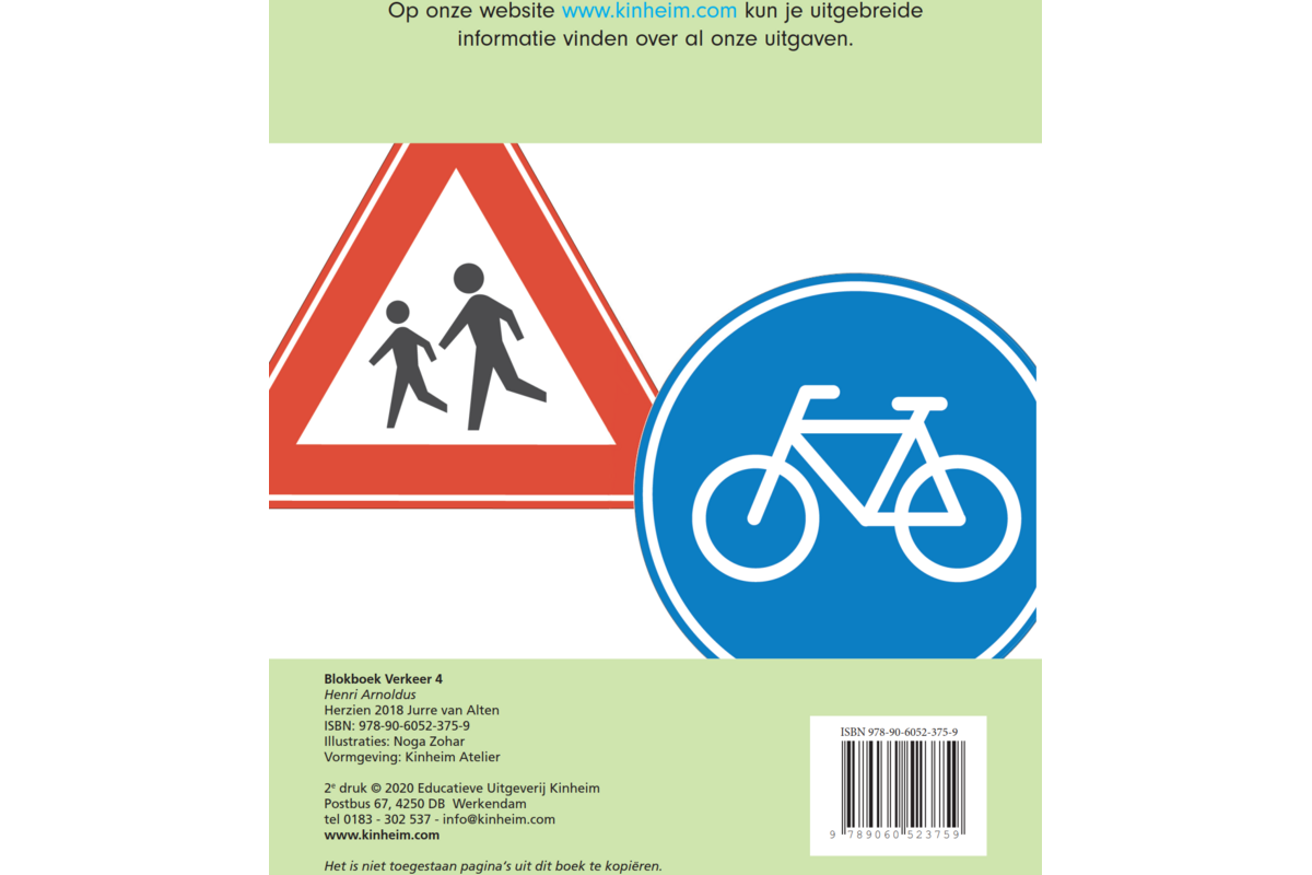 Blokboek verkeer groep 4 (5 stuks)