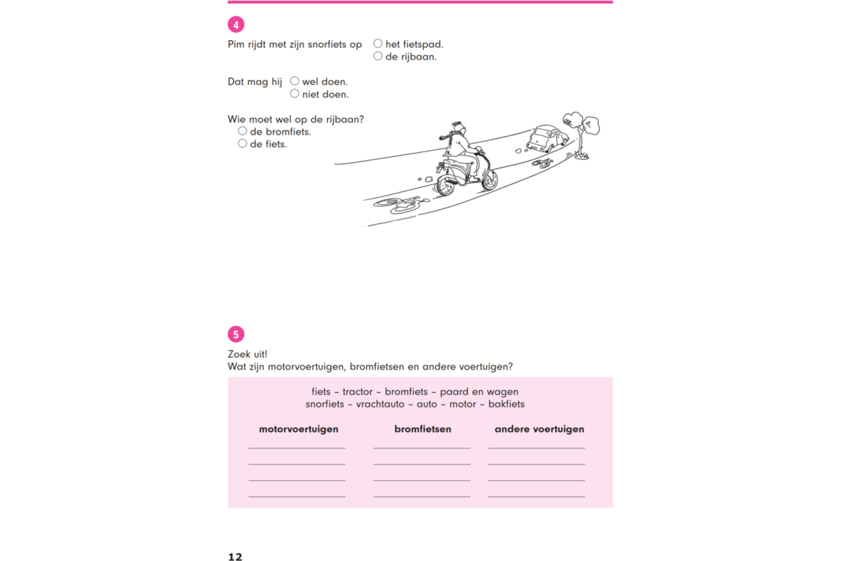 Blokboek verkeer groep 5