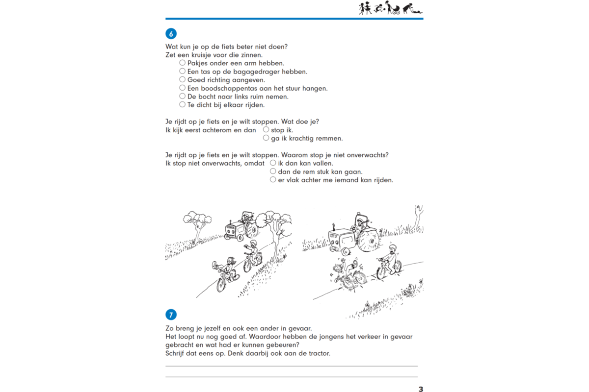 Blokboek verkeer groep 6 (5 stuks)
