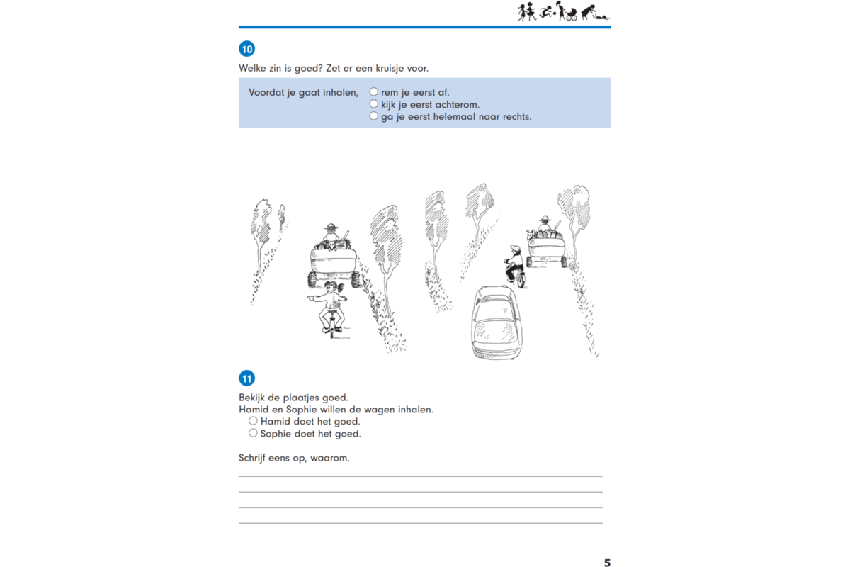 Blokboek verkeer groep 6 (5 stuks)