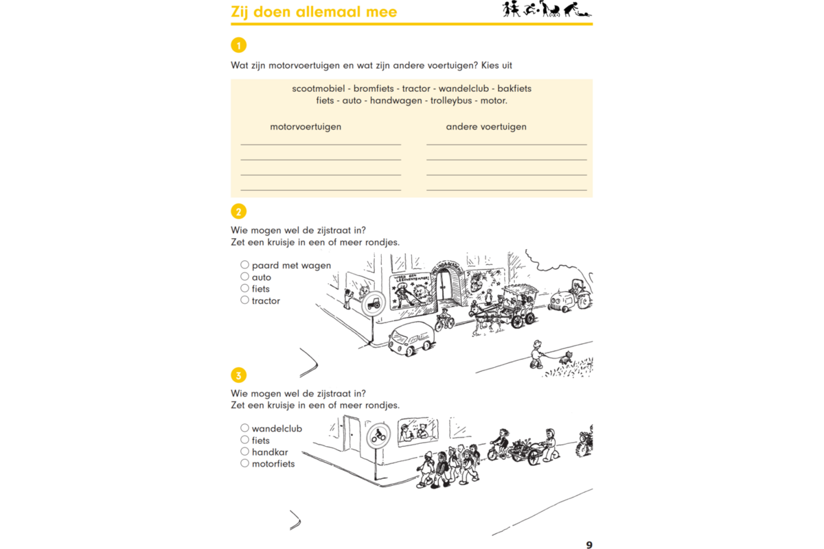 Blokboek verkeer groep 7 (5 stuks)