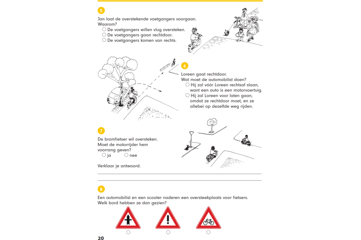 Blokboek verkeer groep 7 (5 stuks)