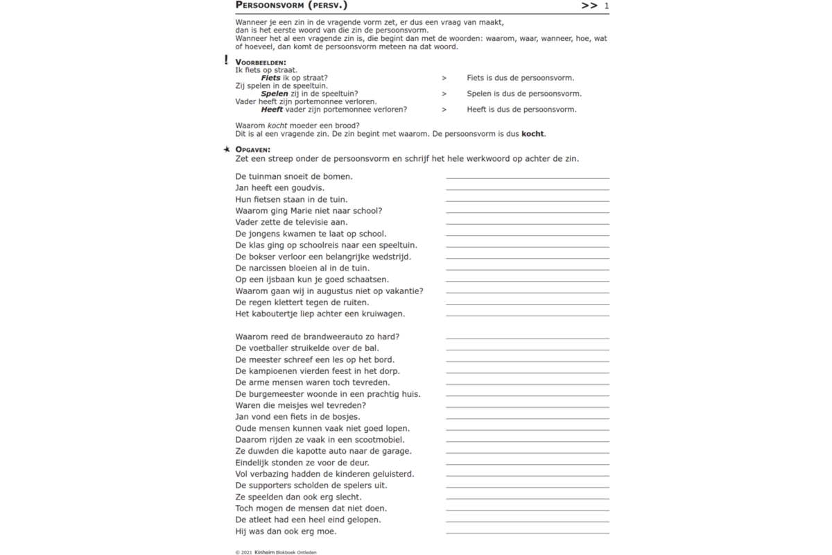Blokboek ontleden (5 stuks)