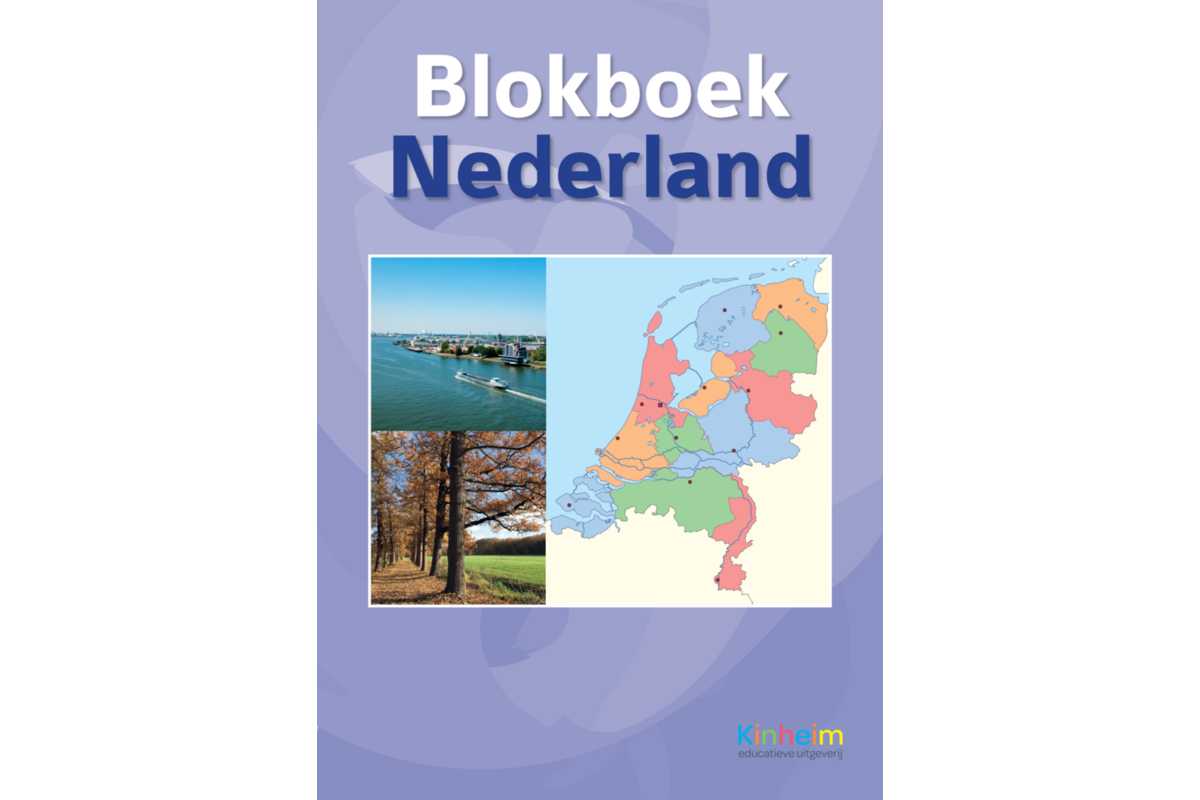 Blokboek aardrijkskunde Nederland herziene uitgave (5 stuks)