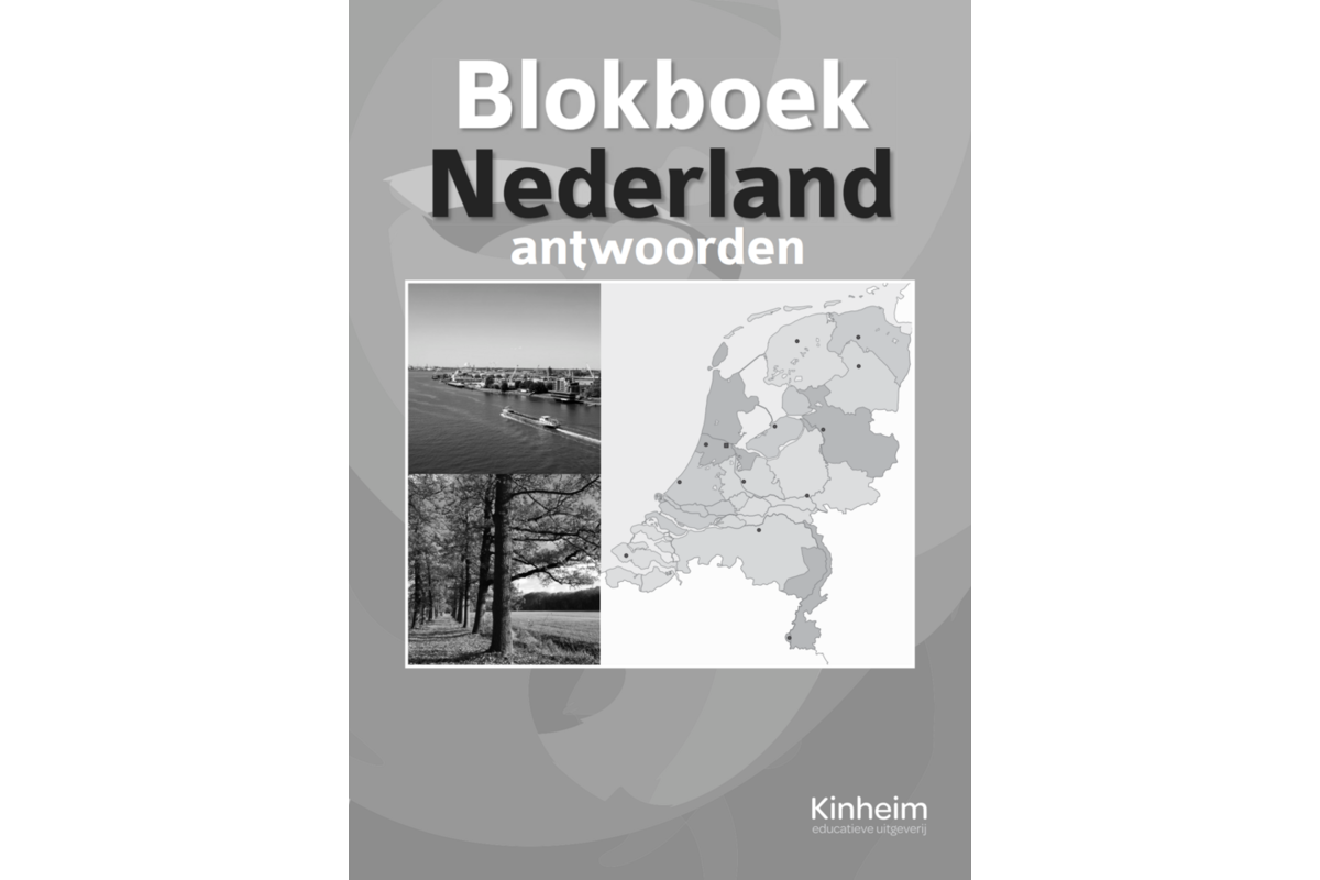 Blokboek aardrijkskunde Nederland antw. herziene uitgave