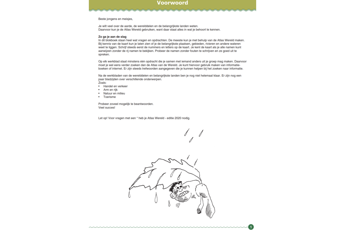 Blokboek aardrijkskunde wereld (5 stuks)